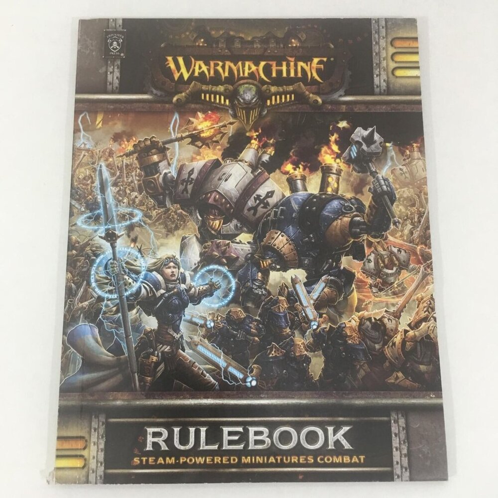 Warmachine 2 Player Battle Box Rulebook Steam Powered Miniatures Combat